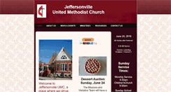 Desktop Screenshot of jeffersonvilleumc.org